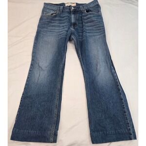 Vintage Levi's 557 THRASHED Relaxed Boot Cut Jeans Mens W33 L28 Denim Y2K Thrash